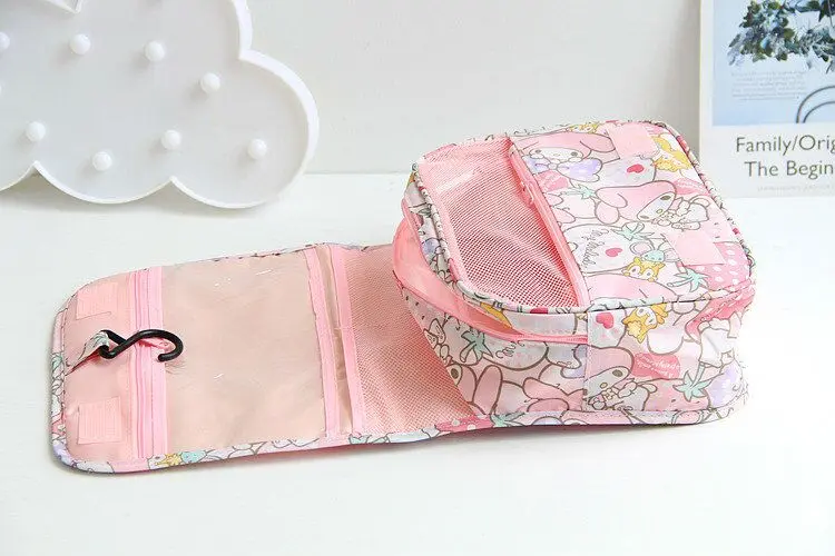 Cartoon Hello Kitty My Melody Cinnamoroll Pattern Makeup Bag