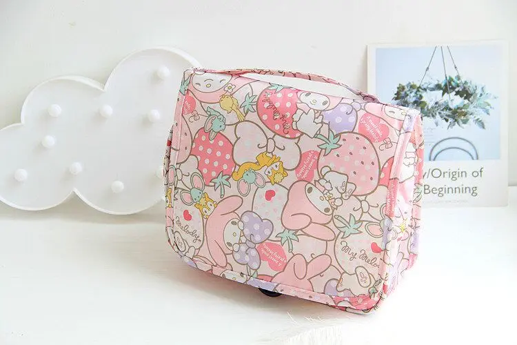 Cartoon Hello Kitty My Melody Cinnamoroll Pattern Makeup Bag