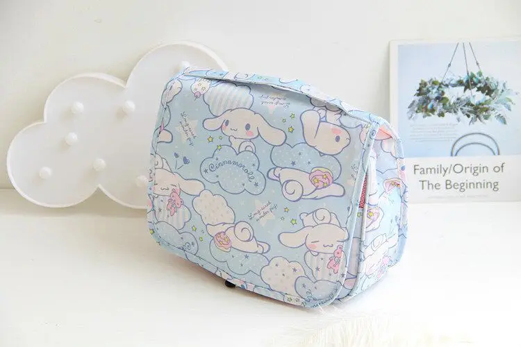 Cartoon Hello Kitty My Melody Cinnamoroll Pattern Makeup Bag