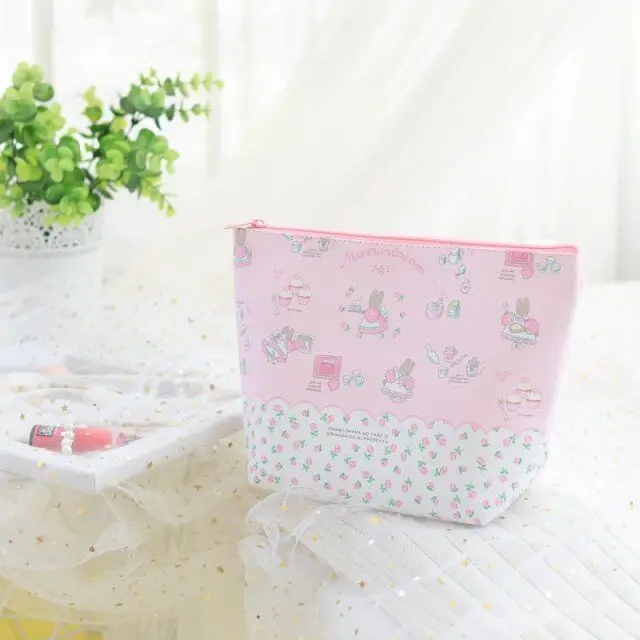 Cartoon Hello Kitty My Melody Cinnamoroll PomPomPurin Little Twin Star Cosmetic Storage Bag
