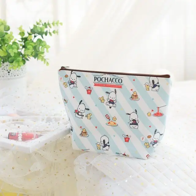 Cartoon Hello Kitty My Melody Cinnamoroll PomPomPurin Little Twin Star Cosmetic Storage Bag