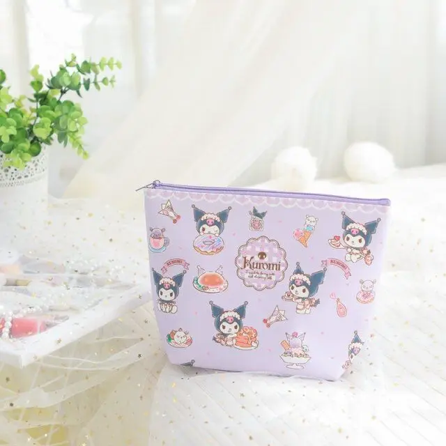 Cartoon Hello Kitty My Melody Cinnamoroll PomPomPurin Little Twin Star Cosmetic Storage Bag