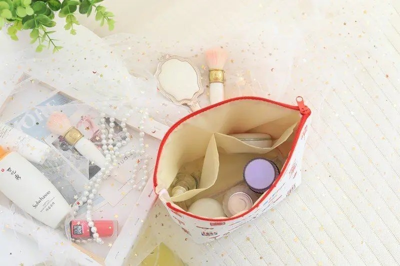 Cartoon Hello Kitty My Melody Cinnamoroll PomPomPurin Little Twin Star Cosmetic Storage Bag
