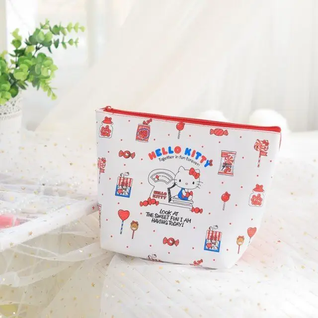 Cartoon Hello Kitty My Melody Cinnamoroll PomPomPurin Little Twin Star Cosmetic Storage Bag
