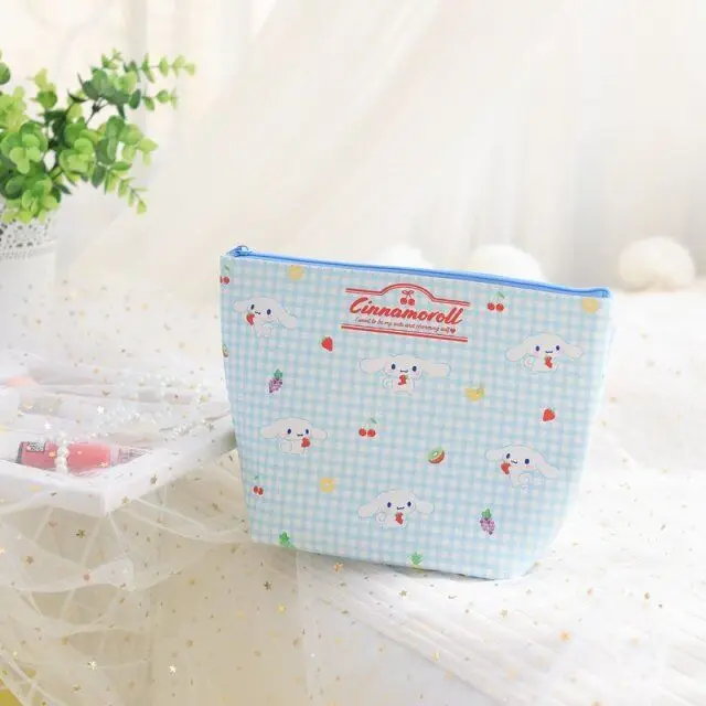 Cartoon Hello Kitty My Melody Cinnamoroll PomPomPurin Little Twin Star Cosmetic Storage Bag