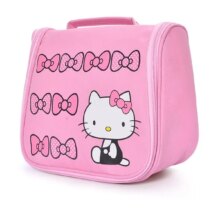 Hello Kitty Pattern Pink Cosmetic Travel Bag Hello Kitty Pattern Pink Cosmetic Travel Bag