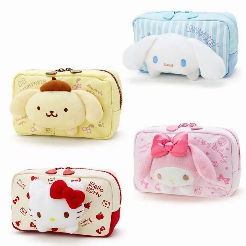 Cartoon Hello Kitty My Melody Cinnamoroll Pudding Dog Cosmetic Storage Bag