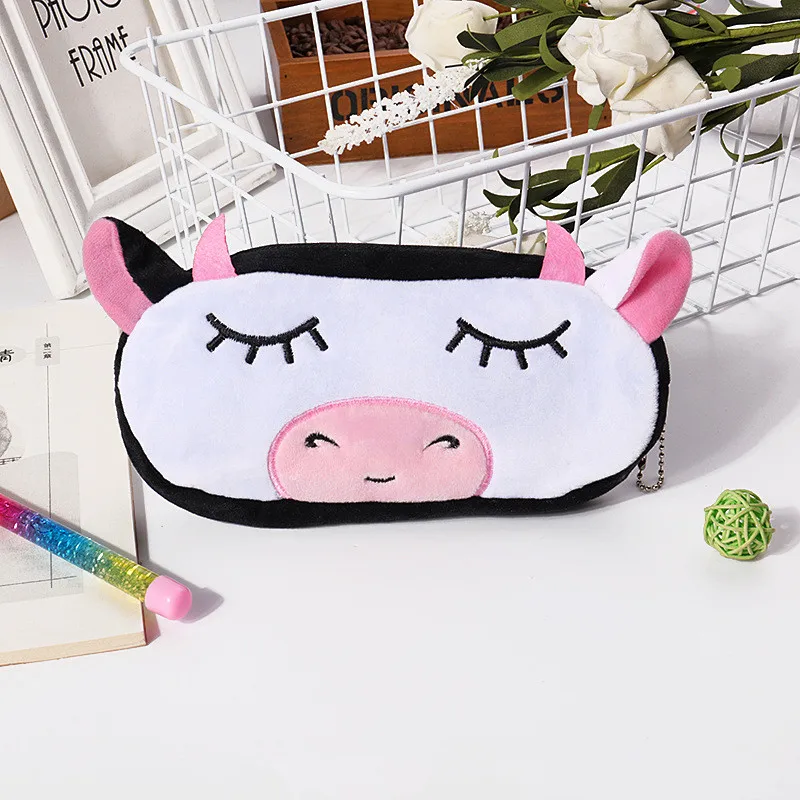 Kawaii Animal Design Plush Cosmetic Bag Case