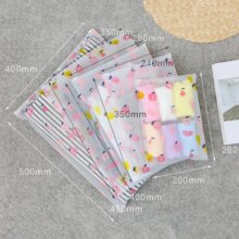 Kawaii Fruit Print Transparent Waterproof Cosmetic Bag Kawaii Fruit Print Transparent Waterproof Cosmetic Bag