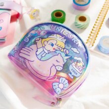 Cartoon Unicorn Rainbow Candy Waterproof Cosmetic Case Cartoon Unicorn Rainbow Candy Waterproof Cosmetic Case