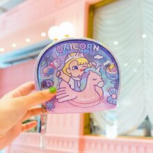 Cartoon Unicorn Rainbow Candy Waterproof Cosmetic Case Cartoon Unicorn Rainbow Candy Waterproof Cosmetic Case