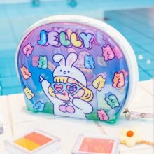 Cartoon Unicorn Rainbow Candy Waterproof Cosmetic Case Cartoon Unicorn Rainbow Candy Waterproof Cosmetic Case