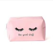 Kawaii Eyelashes PU Makeup Cosmetic Portable Pouch Bag Kawaii Eyelashes PU Makeup Cosmetic Portable Pouch Bag