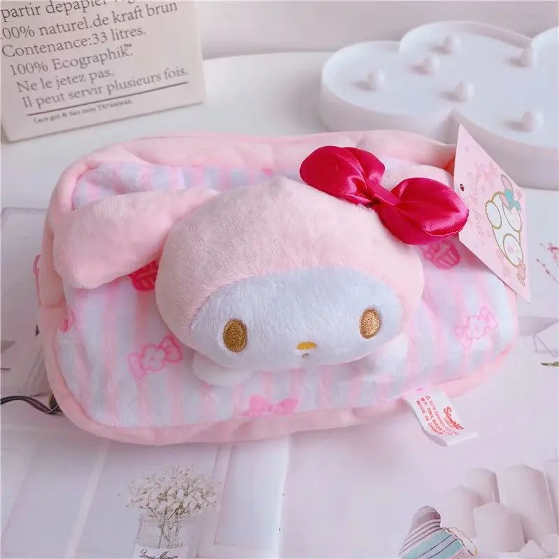 Cartoon Sanrio Hello Kitty My Melody Cinnamoroll Pompompurin Cosmetic Bag