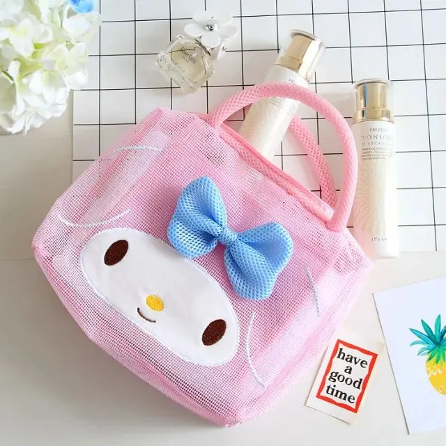 Cartoon Hello Kitty/ My Melody /Cinnamoroll Transparent Cosmetic Bag Cartoon Hello Kitty/ My Melody /Cinnamoroll Transparent Cosmetic Bag
