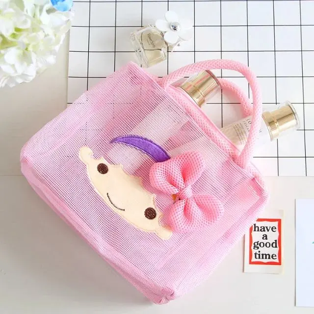 Cartoon Hello Kitty/ My Melody /Cinnamoroll Transparent Cosmetic Bag Cartoon Hello Kitty/ My Melody /Cinnamoroll Transparent Cosmetic Bag