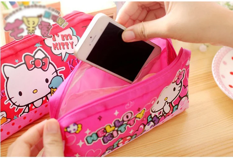 Hello Kitty Cat Pencil Case Cosmetic Storage Bag Hello Kitty Cat Pencil Case Cosmetic Storage Bag