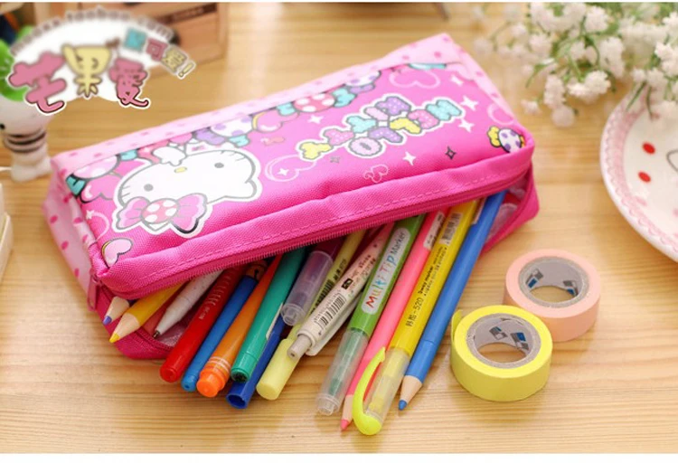 Hello Kitty Cat Pencil Case Cosmetic Storage Bag Hello Kitty Cat Pencil Case Cosmetic Storage Bag