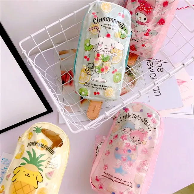 Cartoon Hello Kitty My Melody Cinnamoroll Storage Pencil Case Cartoon Hello Kitty My Melody Cinnamoroll Storage Pencil Case