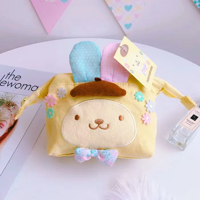 Cartoon Hello Kitty My Melody Pudding Dog Cosmetic Bag