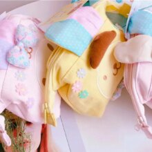 Cartoon Hello Kitty My Melody Pudding Dog Cosmetic Bag Cartoon Hello Kitty My Melody Pudding Dog Cosmetic Bag