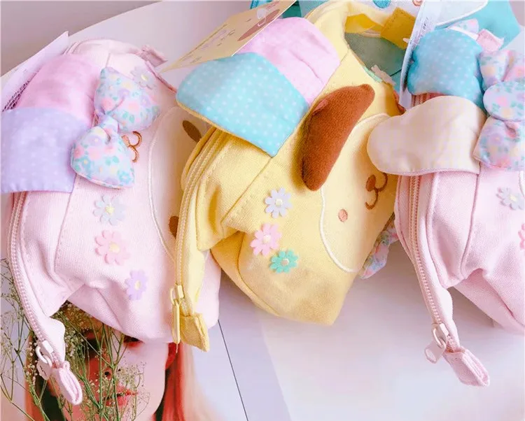 Cartoon Hello Kitty My Melody Pudding Dog Cosmetic Bag