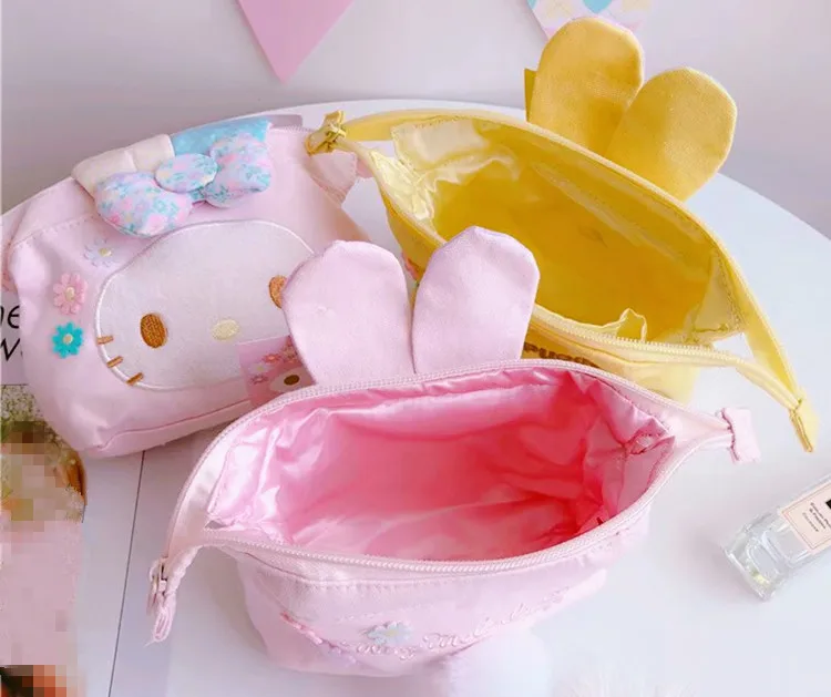 Cartoon Hello Kitty My Melody Pudding Dog Cosmetic Bag