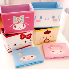Cartoon Hello Kitty My Melody Cinnamoroll Makeup Folding Storage Box Cartoon Hello Kitty My Melody Cinnamoroll Makeup Folding Storage Box