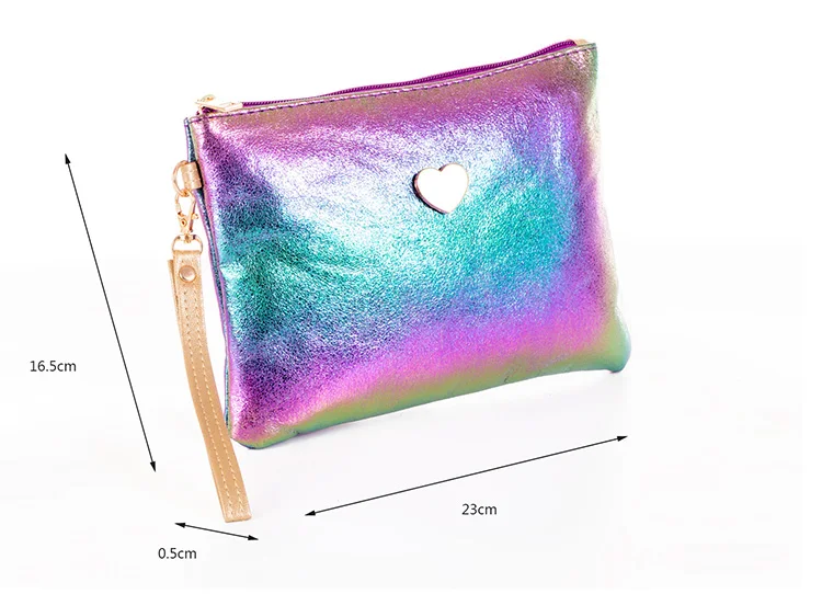 Heart Design Small Cosmetic Travel Bag