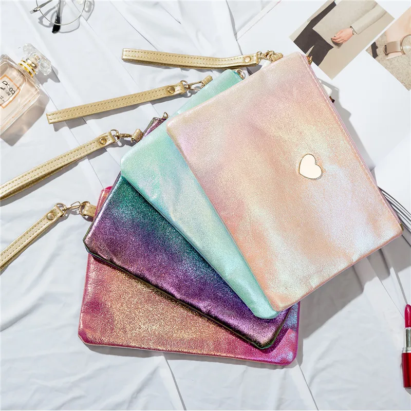 Heart Design Small Cosmetic Travel Bag