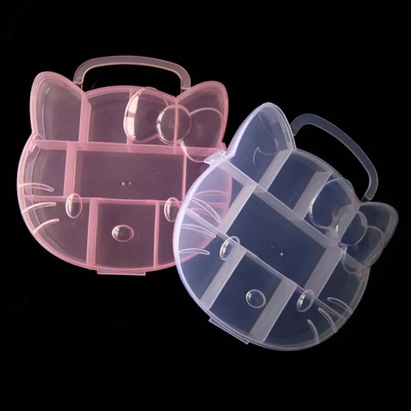 Cartoon Hello Kitty Plastic Organizer Storage Box