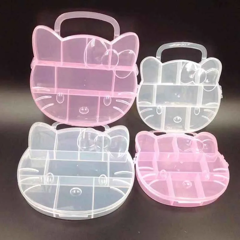 Cartoon Hello Kitty Plastic Organizer Storage Box Cartoon Hello Kitty Plastic Organizer Storage Box