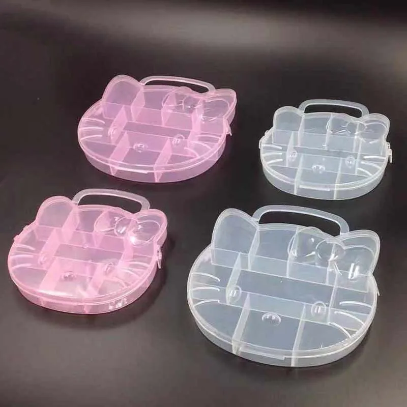Cartoon Hello Kitty Plastic Organizer Storage Box Cartoon Hello Kitty Plastic Organizer Storage Box