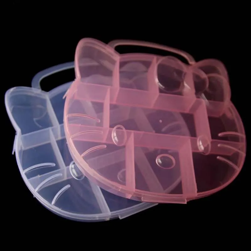 Cartoon Hello Kitty Plastic Organizer Storage Box