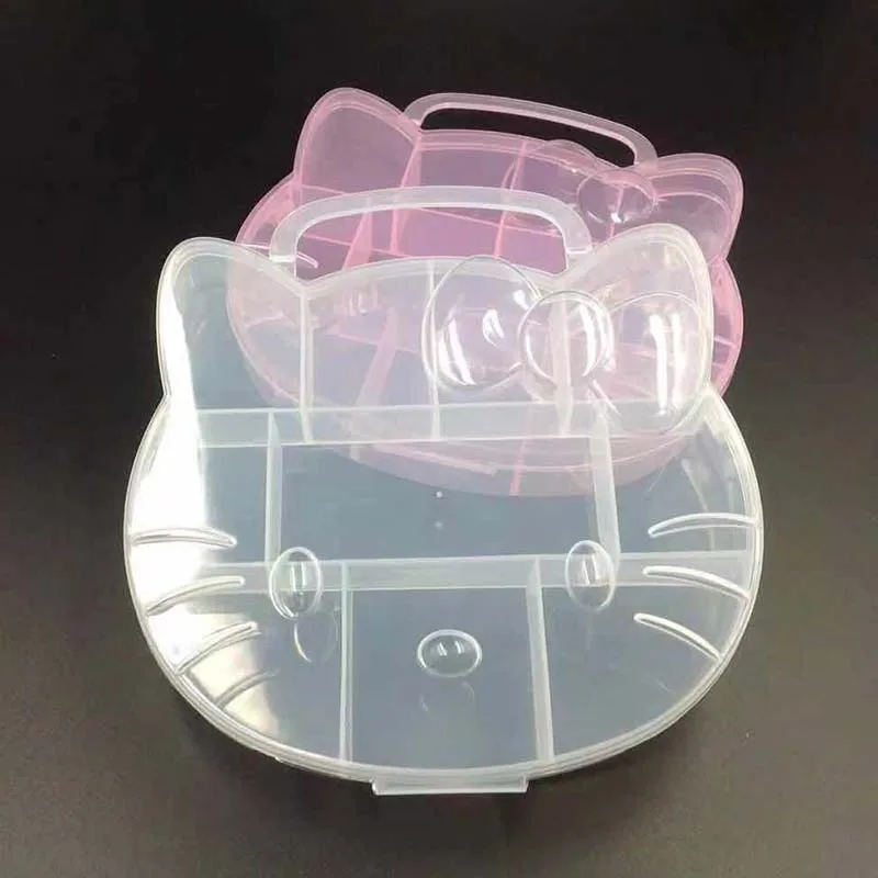 Cartoon Hello Kitty Plastic Organizer Storage Box Cartoon Hello Kitty Plastic Organizer Storage Box
