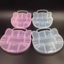 Cartoon Hello Kitty Plastic Organizer Storage Box Cartoon Hello Kitty Plastic Organizer Storage Box