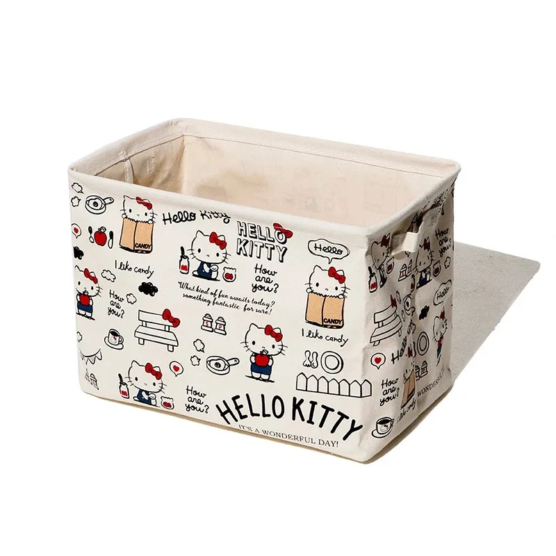 Cartoon Hello Kitty And My Melody Laundry Basket