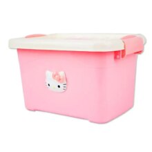 Hello Kitty Cartoon Plastic Container Waterproof Plastic Storage Box With Lid Hello Kitty Cartoon Plastic Container Waterproof Plastic Storage Box With Lid