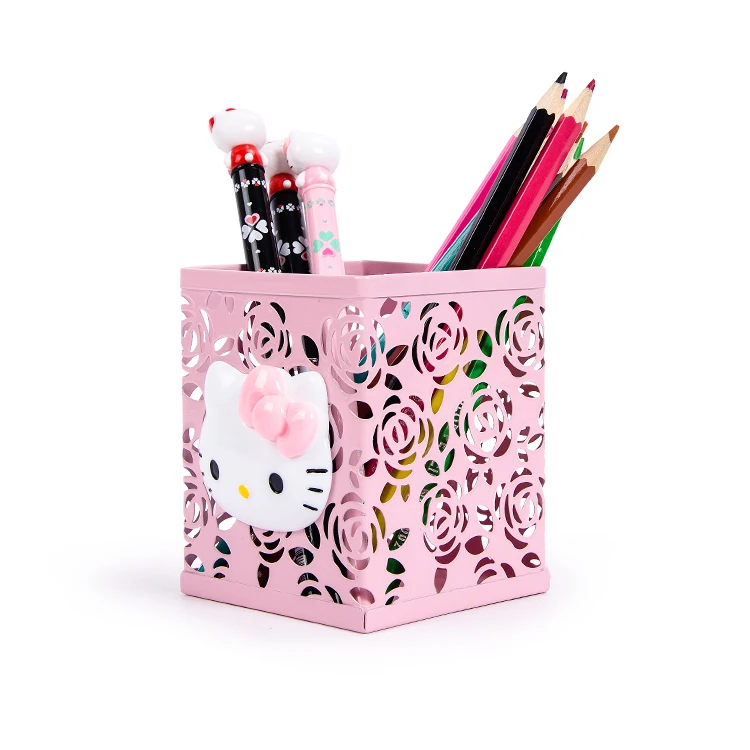 Hello Kitty Pattern Decorative Pen Holder