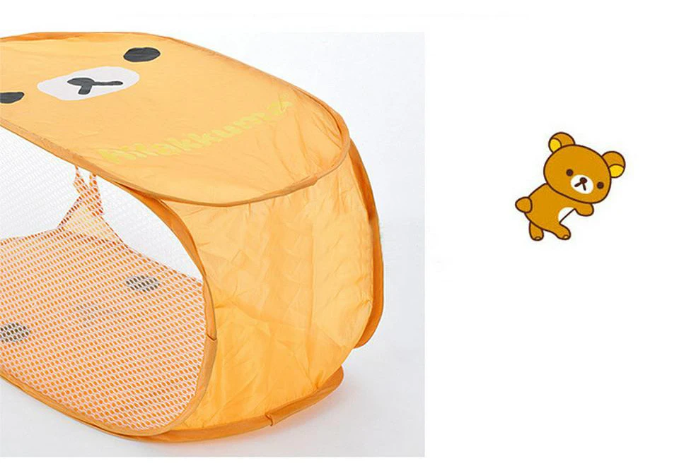 Minions Hello Kitty Cartoon Multi-Functional Folding Dirty Clothing Laundry Bucket