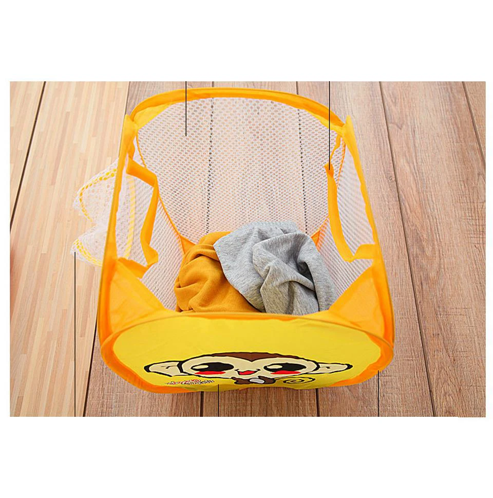 Minions Hello Kitty Cartoon Multi-Functional Folding Dirty Clothing Laundry Bucket