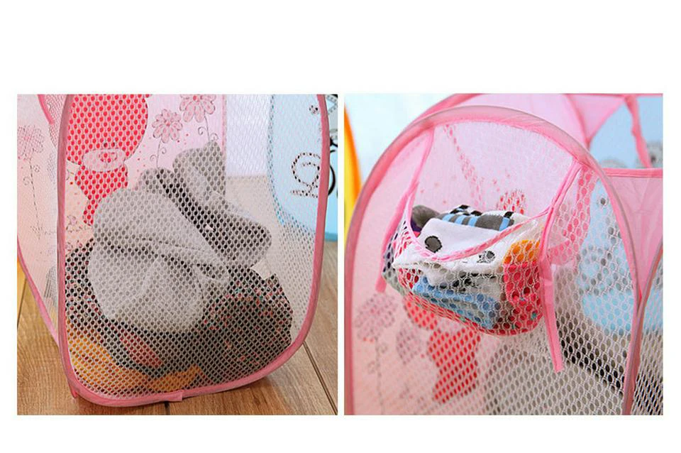 Minions Hello Kitty Cartoon Multi-Functional Folding Dirty Clothing Laundry Bucket