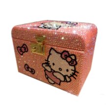 Hello Kitty Cartoon Multi-Layer Multi-Functional Jewelry Lock Box Hello Kitty Cartoon Multi-Layer Multi-Functional Jewelry Lock Box