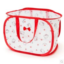 Cartoon Hello Kitty Big Fold Dirty Clothes Storage Basket Cartoon Hello Kitty Big Fold Dirty Clothes Storage Basket