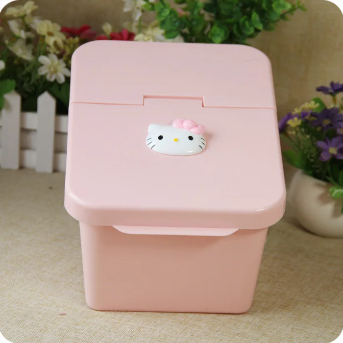 Hello Kitty Cartoon Insect-Proof Moisture-Proof Small Plastic Container With Lids Food