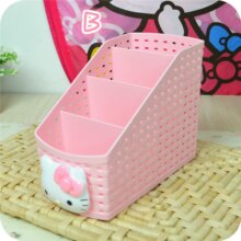 Hello Kitty Multifunction Desktop Makeup Organizer Storage Box Hello Kitty Multifunction Desktop Makeup Organizer Storage Box