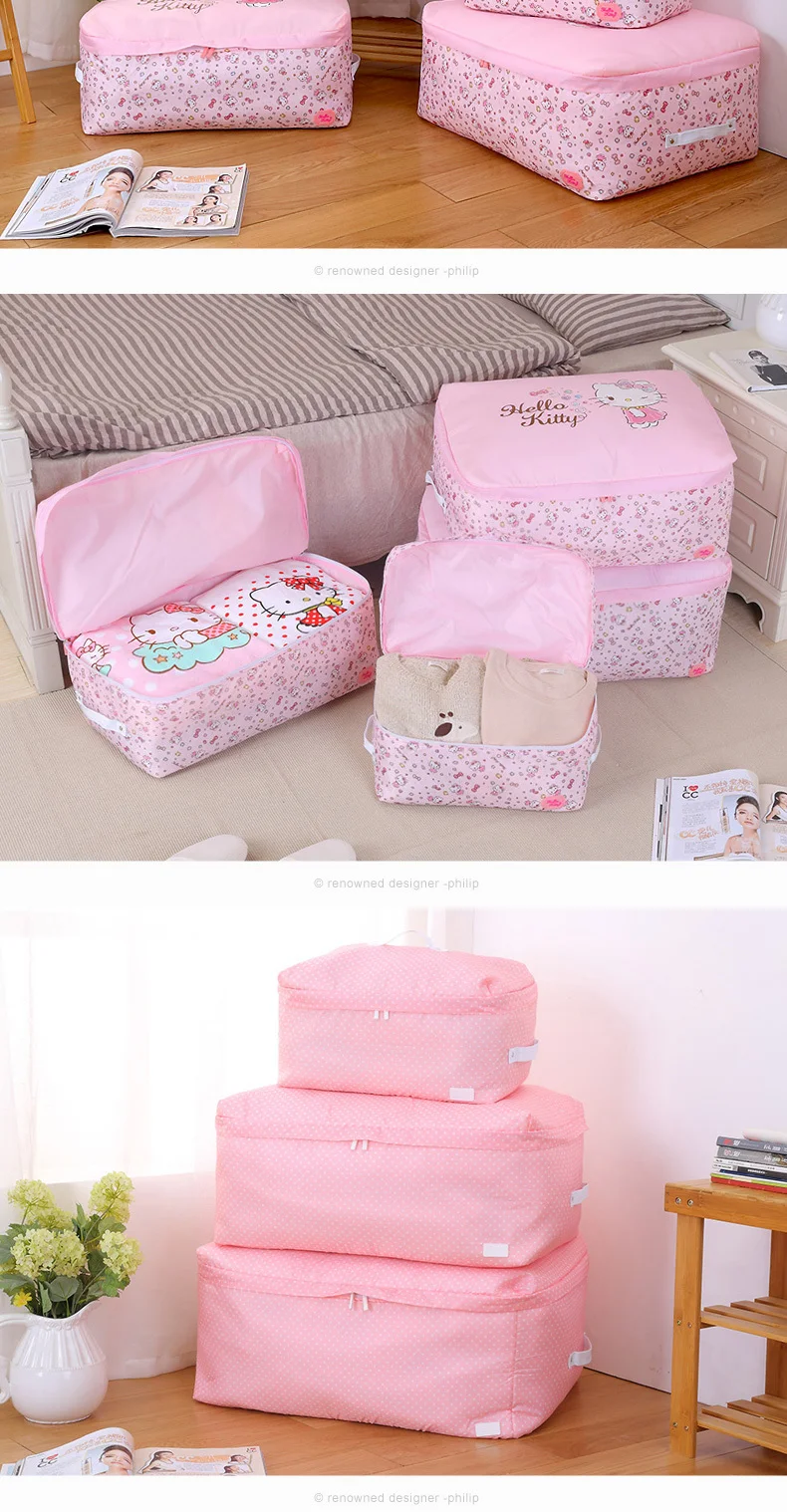 Kawaii Hello Kitty Cartoon Storage Box