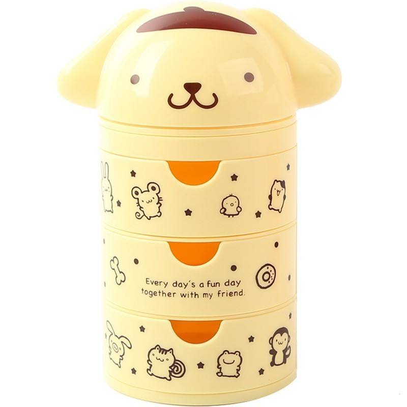 Hello Kitty Cartoon Organizer Storage Plastic Cabinet Mini Drawers Box