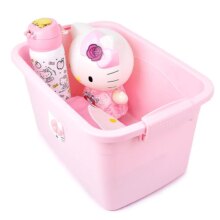 Hello Kitty Cartoon Clothes Groceries Sundries Storage Boxes With Lid Waterproof Plastic Storage Box Hello Kitty Cartoon Clothes Groceries Sundries Storage Boxes With Lid Waterproof Plastic Storage Box