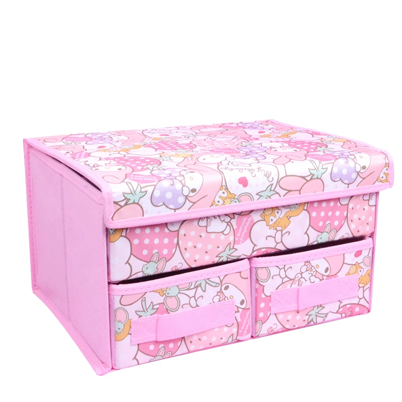Hello Kitty Cartoon Underwear Foldable Storage Box Drawers